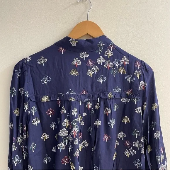 Like New, Anthropologie Maeve Frederick Tree Blouse. - Picture 8 of 8